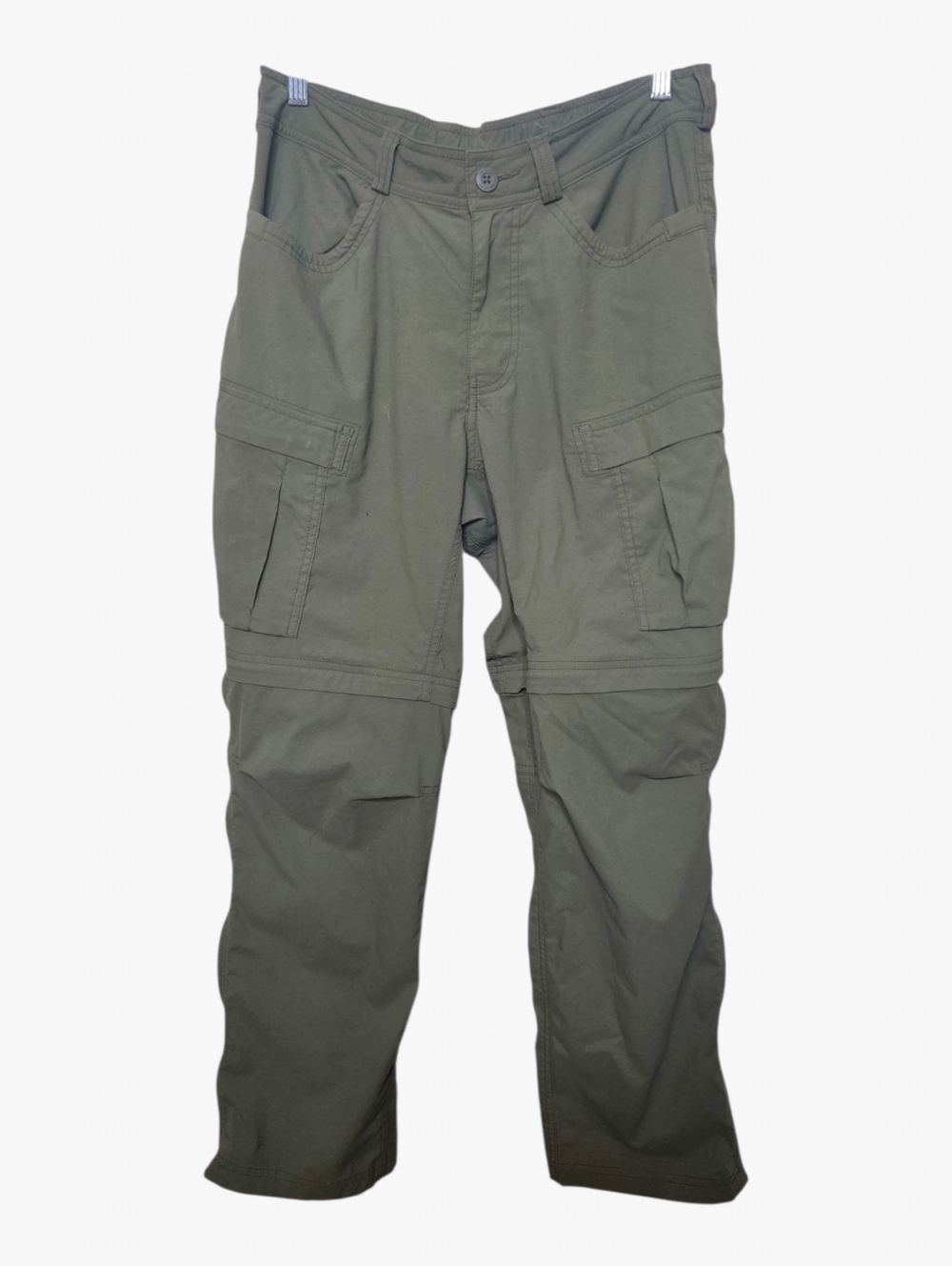 REI Co-op Sahara Guide Convertible Pants Mens 32x30 Olive Green Zip Off